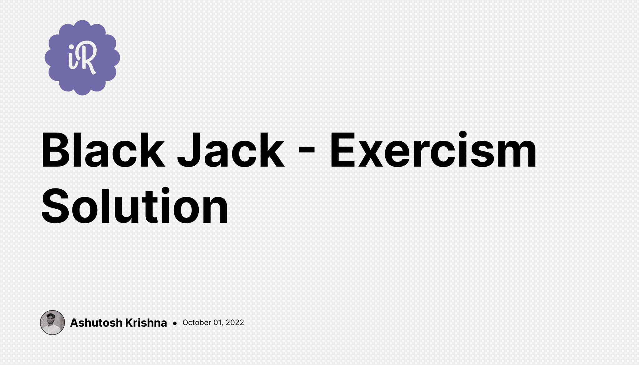 Black Jack - Exercism Solution