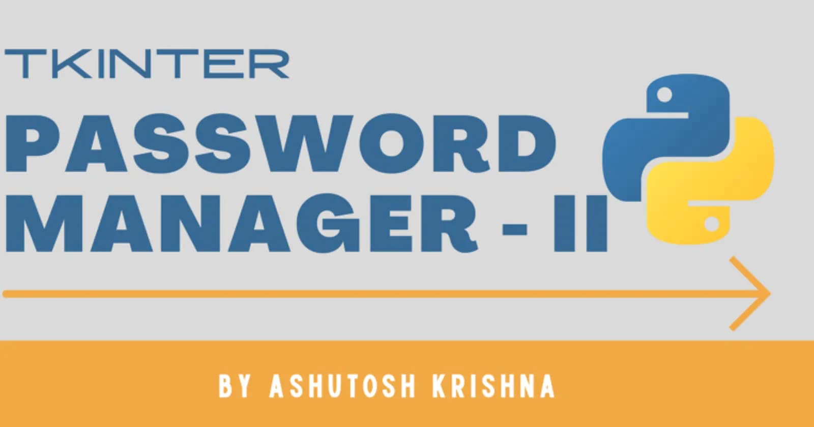 Password Vault Screen using Tkinter (Part-III)
