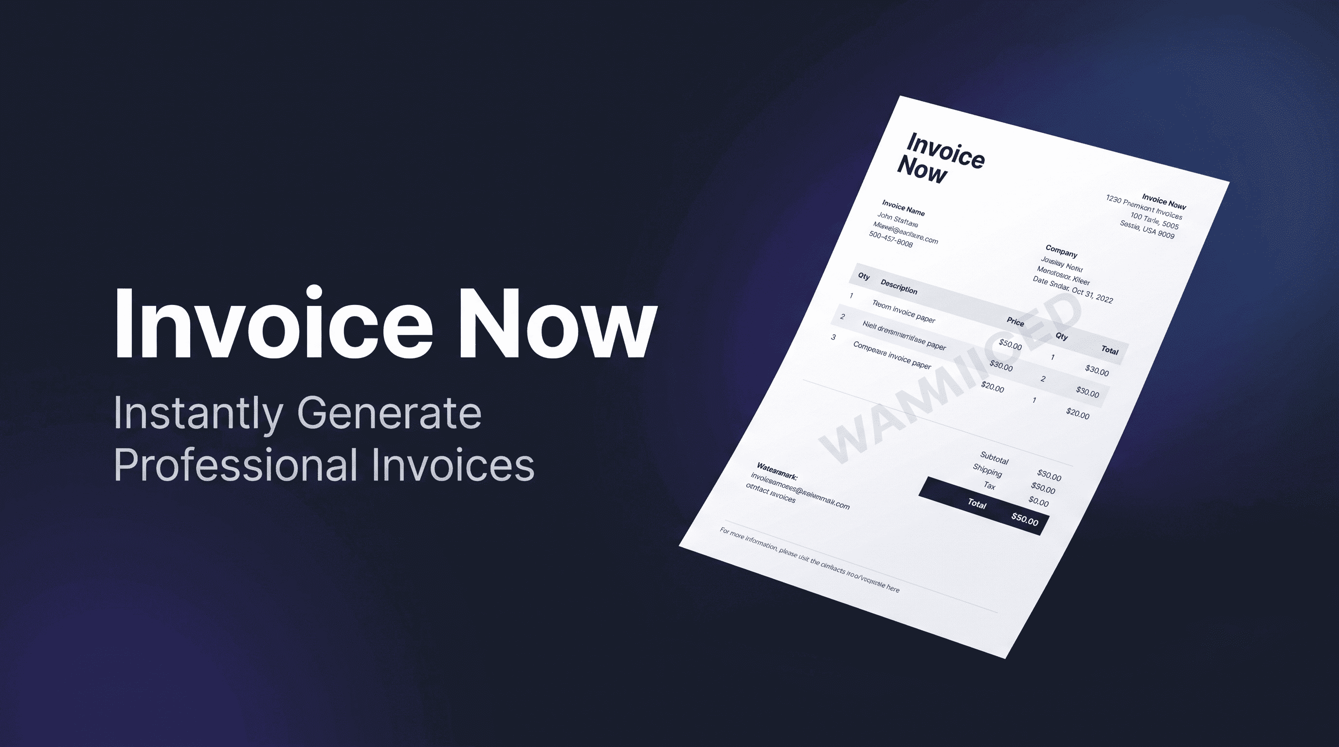 Introducing Invoice Now: A Free, Privacy-First Invoice Generator That Runs Entirely in Your Browser